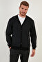 Cotton Regular Fit Buttoned V-Neck Cardigan Men's Cardigan 456205 - 3