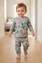 Computer Game Patterned Boys' Pajama Set - 7