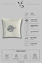 Cushion Cover 45X45 Marine Embroidered Fish Pattern Water-Repellent Outdoor K Linen Boat Garden Balcony - 5