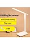 Plug-in(no battery) Folding Desk Lamp, USB Touch-Controlled Dimmable Night Light, LED USB Plug-In De - 5