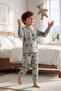 Computer Game Patterned Boys' Pajama Set - 6