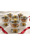 6-Piece Silver Timeless Glass Magnolia Bowl with Footed Base, Butterfly Lid, Ice Cream Bowl, Candy Bowl, Snack Bowl - 4
