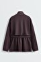 Long piqué jacket with belt - 6