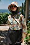 Patterned Short Hijab Swimsuit Floria Pattern - 4