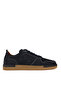 , Men's Genuine Leather Casual Shoes 1611064Z221 Navy Blue - 3