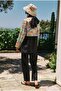 Patterned Short Hijab Swimsuit Floria Pattern - 6