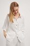 Armalife 4748 Short Sleeve Shirt Elastic Shorts Muslin Women's Set - 2