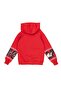 Boy'S/Girl's Cook Text Patterned Pocketed Zippered Hooded Red Color Cardigan - 4