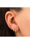 Sade Altın Halka Piercing - 4