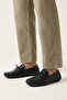 , Men's Genuine Leather Casual Shoes 1611065Ze07911 Black