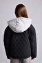 Water Repellent Quilted Snap Fastener Inner Lining Zippered Lightweight Puffer Coat Girl Child H2935A826Au - 7