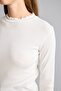Lettuce Edge Detailed Slim Fit Ribbed Camisole Long Sleeve Tunic I1458Ax26Au - 4