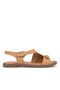 , Women's Genuine Leather Sandals 1611020Z5407 Tan - 3