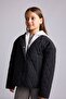 Water Repellent Quilted Snap Fastener Inner Lining Zippered Lightweight Puffer Coat Girl Child H2935A826Au - 4