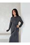 Side-Tie Modal Fabric Long Dress - 2
