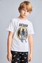 طقم بيجامة باتمان مرخصة بقصة عادية مكونة من قطعتين باللون الرمادي الميلانج للأولاد H8144A826HS - 6