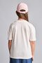 100% Cotton Crew Neck Printed Short Sleeve Ecru T-Shirt for Girls H7248A826Hs - 5