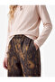 Cotton Floral Patterned Balloon Sweatpants - 3