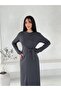 Side-Tie Modal Fabric Long Dress - 3