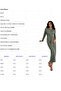 Side-Tie Modal Fabric Long Dress - 4