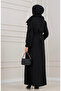 Guipure Detailed Dress-Black - 5