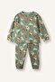 Printed Long Sleeve Top Elasticized Leg Bottom 2-Piece Pajama Set Baby Boy I1436A526Au - 5