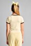 Regular Fit Printed Crew Neck Ribbed Short Sleeve T-Shirt Girls I6157A826Sm - 5