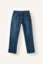 100% Cotton Straight Fit Washed Effect Jean Trousers H7644Ax26Au - 2