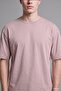 100% Cotton Relax Fit Crew Neck Short Sleeve Rose Color T-Shirt I0623Ax26Sm - 6