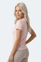 Kosta Women's Printed Light Pink T-Shirt - 6