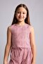 Wrinkled Textured Fabric 2-Piece Light Pink Set for Girls H6574A826Sm - 3