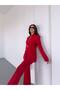 Women's Blazer Jacket Suit Red Buttoned - 6