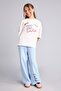 Printed T-Shirt Sweatpants 2-Piece Set Girls I0595A826Au - 6