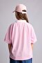 Hello Kitty Licensed Relax Fit Polo Collar Short Sleeve Light Pink T-Shirt Girls H4843A826Sm - 5