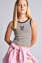 Striped Printed Athlete Girl's T-Shirt I5689A826Hs