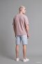 100% Cotton Relax Fit Crew Neck Short Sleeve Rose Color T-Shirt I0623Ax26Sm - 5