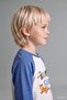 100% Cotton Printed Long Sleeve Top Elastic Waist Bottom 2-Piece Pajama Set Baby Boy H6538A526Au - 3