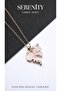 Sycamore Leaf Butterfly Steel Necklace