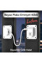 Special Design White Plate Rope Safety Lock Balcony Door Window Security Lock Home Workplace