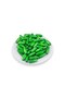 12 mm Barley Striped Turbe Green (22X6 mm) Wooden Beads 35 Gr (70 Pcs) - 2