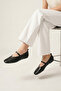 , Women's Genuine Leather Ballet Flats 1611022Z2755 Black - 2
