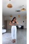 White Aerobin Harem Pants - 5