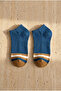 Men's 5-Piece Stripe Detailed Booties Socks - 6