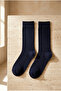Pack of 3 Family Men's Socks Navy Blue / Dark Blue / Dark Blue - 2