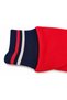 Unisex Children's Cardigan with Zipper, 3 Yarns, Non-Shedding Knitted Fabric, Navy Blue, Red Sleeves, Daily Sports, Seasonal (1 Piece) - 5