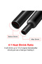 6mm black 1M 4:1 Heat Shrink Tube With Glue Thermoretractile Shrinkable Tubing Dual Wall 4 6 8 12 1 - 2