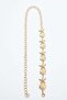Oyster and Star Detailed Waist Gold Chain Belt - 4
