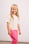 Short Sleeve Polo Neck Printed Top Wide Leg Bottom 2-Piece Set Baby Girl I4224A526Au - 2