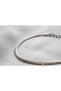 Ezme Model Serrated Detailed Chain 3mm Thick Silver Color Model Unisex (Women/Men) Steel Bracelet/ 19+4cm - 2