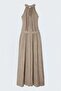 Belted Dress - Camel - 7
